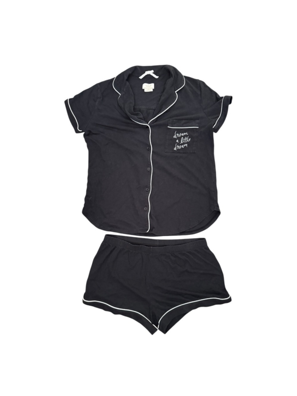 Kate Spade New York Dream a Little Dream Pajama Set Black Size S Women’s Short S - Picture 2 of 5